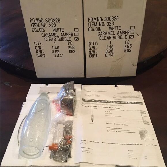 NEW Hanging Pendant Light - Picture 4 of 6